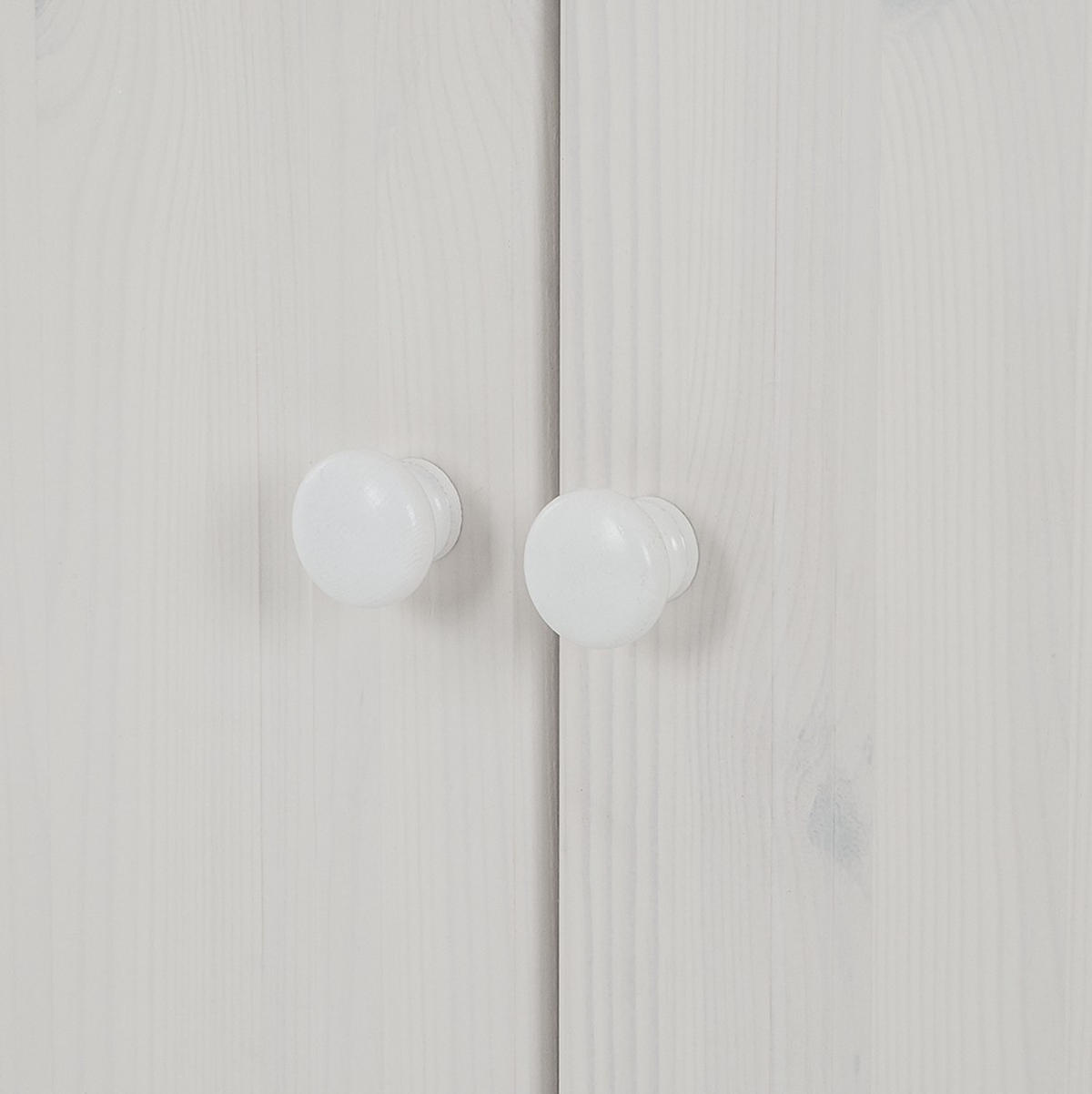 BÜCHERWAND Kiefer massiv Weiß  - Weiß, Design, Holz (74/223/37cm) - Livetastic