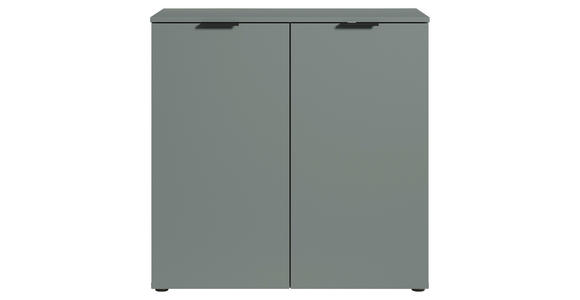 KOMMODE in 90/90/40 cm - Salbeigrün/Schwarz, Basics, Holzwerkstoff/Kunststoff (90/90/40cm) - Carryhome