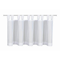 KURZGARDINE   145/50 cm   - Weiß, KONVENTIONELL, Textil (145/50cm)