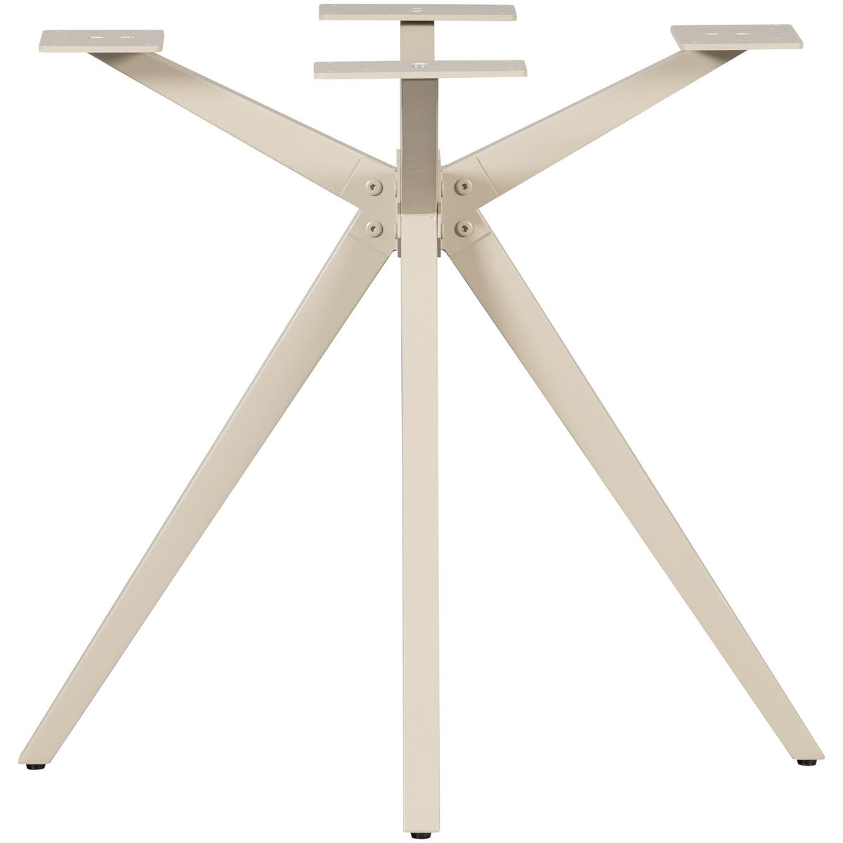 TISCHGESTELL   - Grau, MODERN, Metall (80/72/80cm) - Livetastic