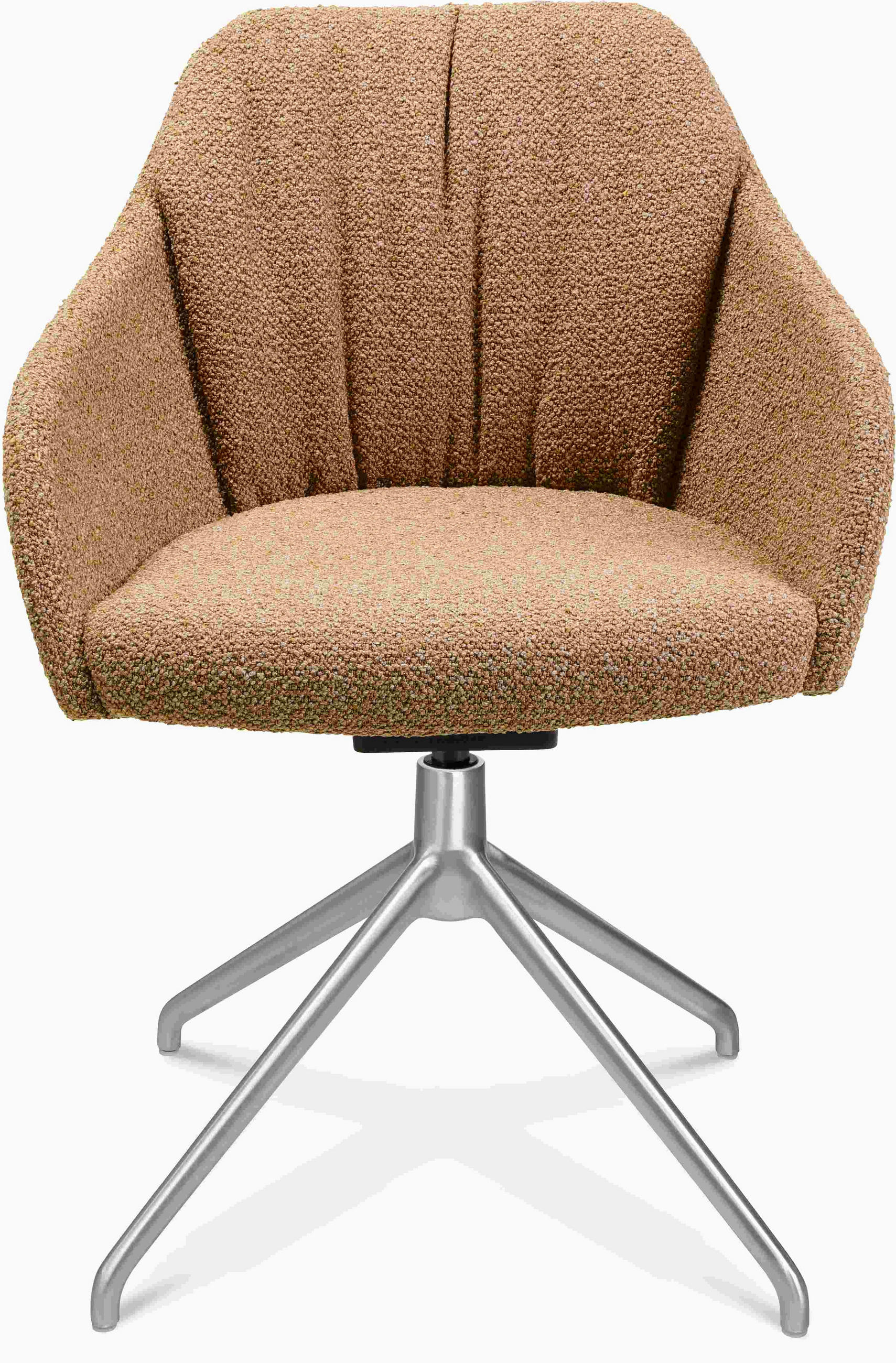 ARMLEHNSTUHL  in Aluminium Flachgewebe  - Alufarben, Design, Textil/Metall (58/81,5-84,5/60cm) - Johann Jakob