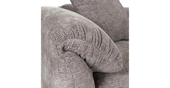 BIGSOFA Flachgewebe Braun - Schwarz/Braun, MODERN, Kunststoff/Textil (228/66/111cm) - Carryhome