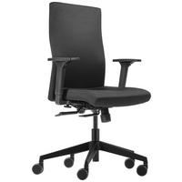 DREHSTUHL Flachgewebe Graphitfarben, Schwarz  - Graphitfarben/Schwarz, Basics, Kunststoff/Textil (69/118/69cm) - Dauphin