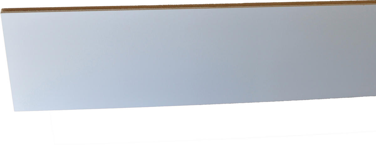 SOCKEL  - Weiß, Basics, Holzwerkstoff (105/15,5/1,3cm) - Impuls