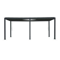 PERGOLA 600/250/300 cm Aluminium  - Anthrazit, MODERN, Metall (600/250/300cm) - Gardenson