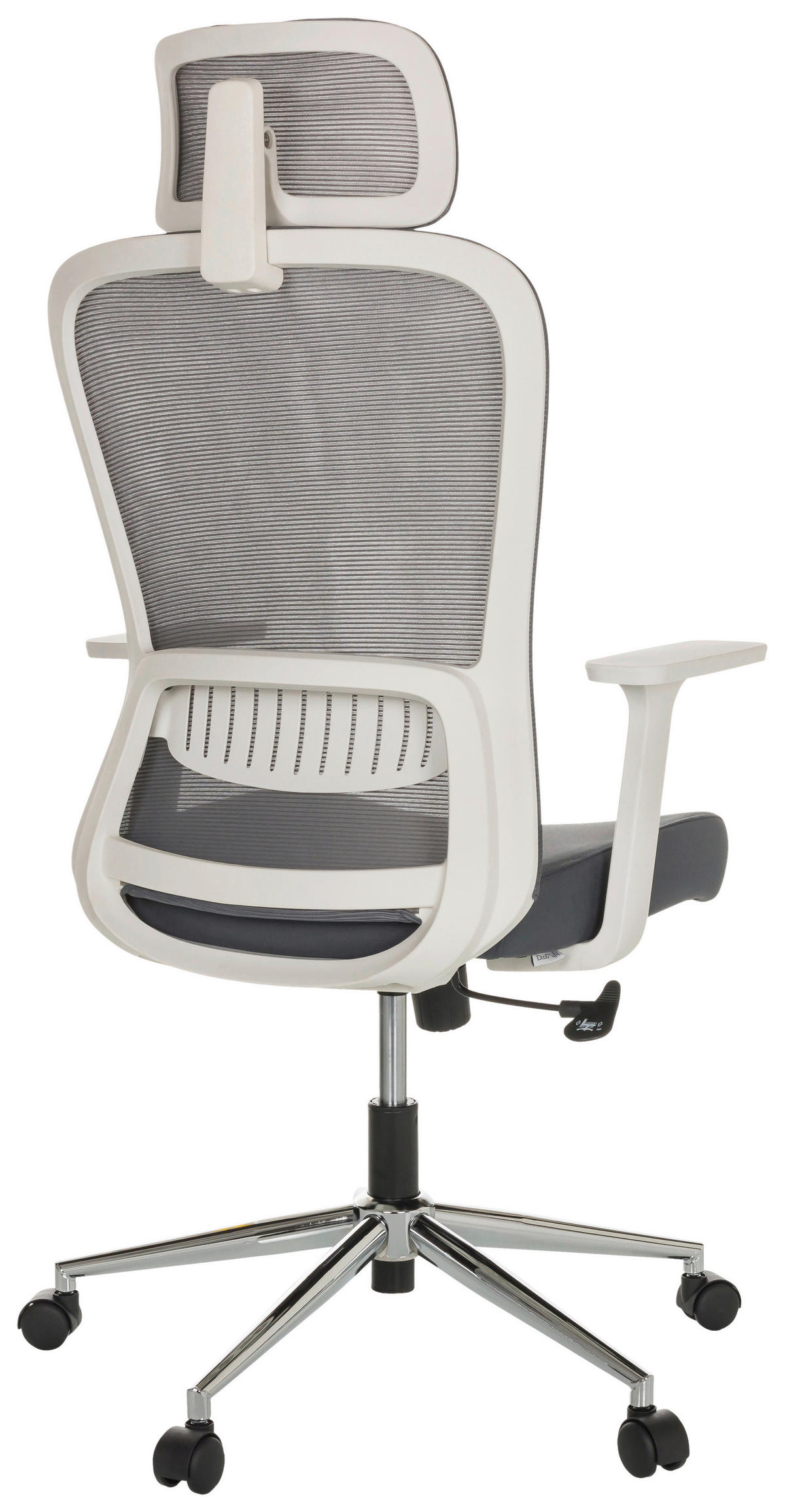 SNURRSTOL  i grå  - silver/grå, Basics, metall/textil (66/113-130/60cm) - MID.YOU