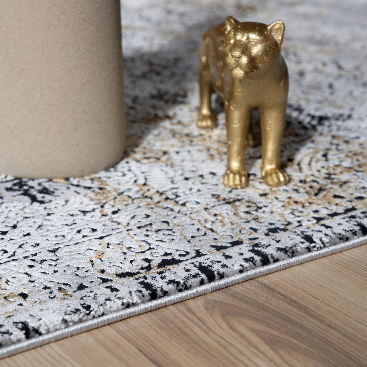 COVOR ȚESUT My Jewel of Obsession  - gri, Lifestyle, textil (80/150cm)