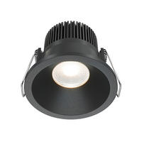 LED-SPOT Downlight 6/6 cm   - Schwarz, Trend, Metall (6/6cm) - MAYTONI