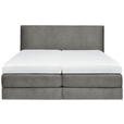 BOXSPRINGBETT 160/200 cm  in Taupe  - Taupe, KONVENTIONELL, Holz/Textil (160/200cm) - Dieter Knoll