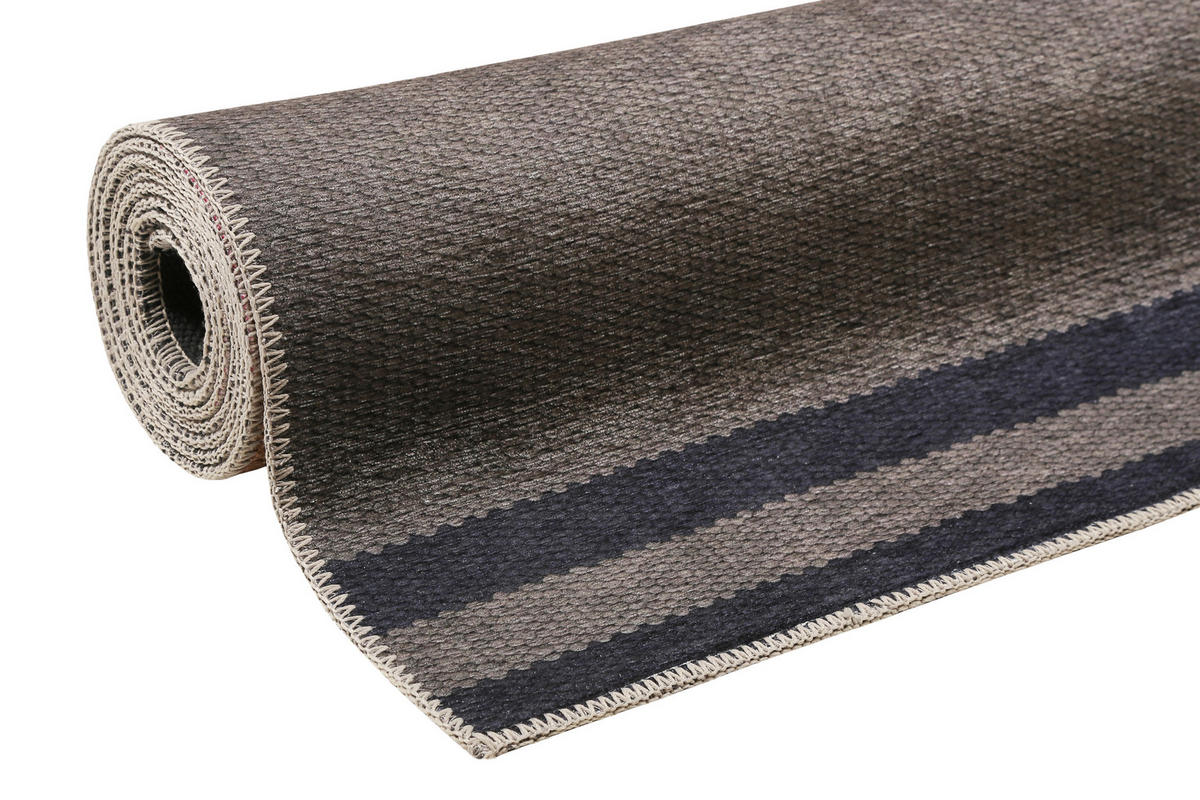 FLACHWEBETEPPICH 120/170 cm Camps Bay Braun, Grau, Orange  - Braun/Orange, KONVENTIONELL, Textil (120/170cm) - Esprit