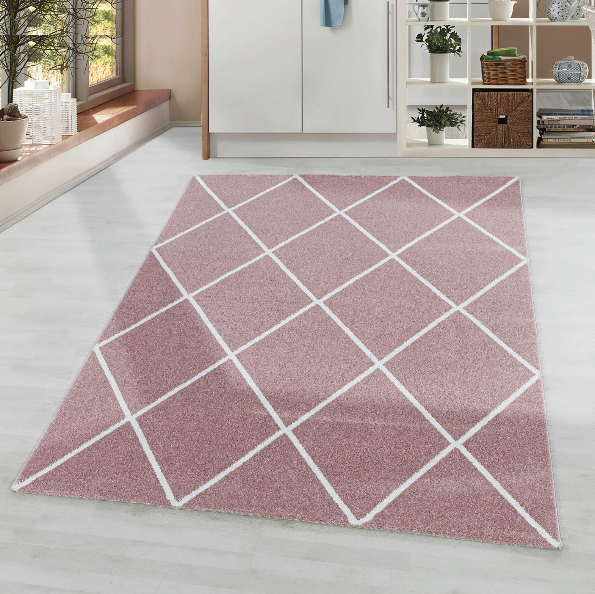 HOCHFLORTEPPICH 80/150 cm Rio 4601 rosa Rosa  - Rosa, Basics, Textil (80/150cm)