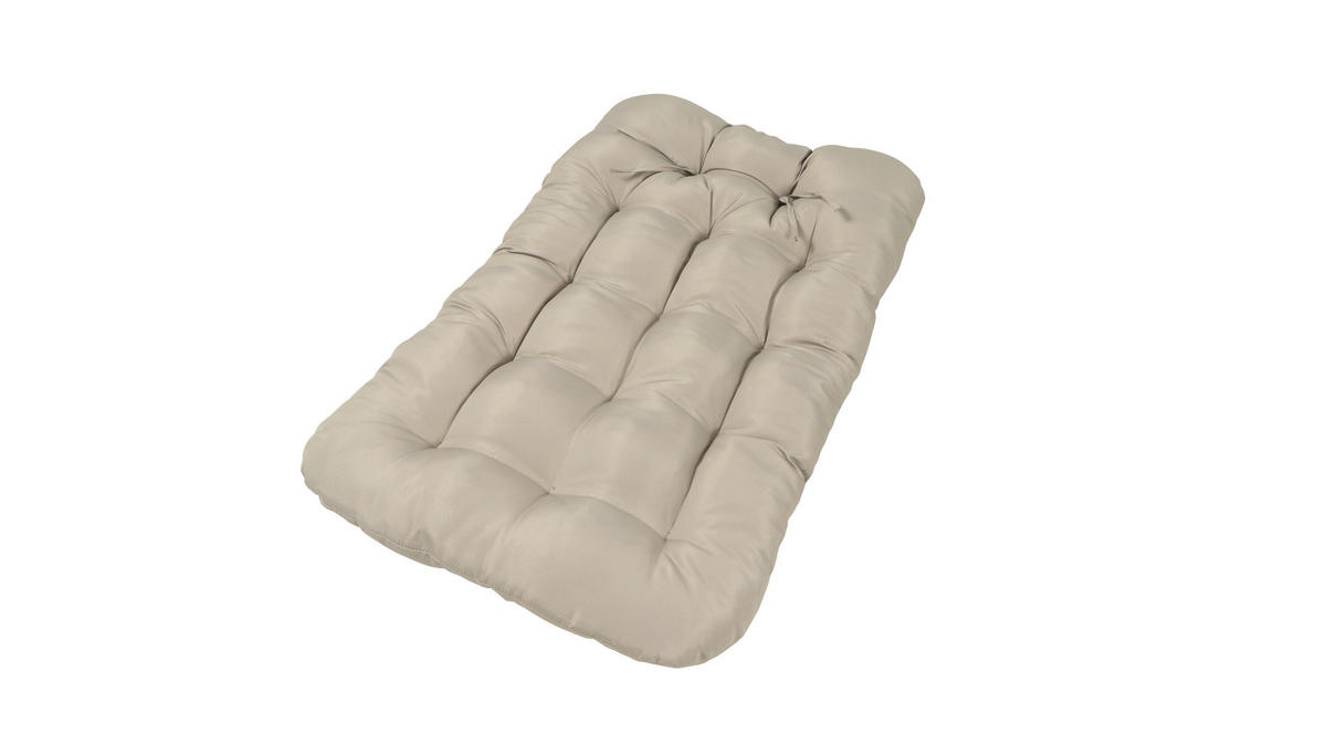 HÄNGESESSEL 100/198/100 cm Eisen  - Schwarz/Grau, Design, Kunststoff/Textil (100/198/100cm) - Ambia Garden