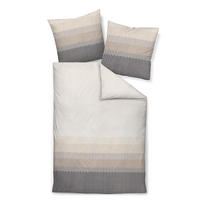 BETTWÄSCHE Biber 155/200 cm  - Grau, Design, Textil (155/200cm) - Janine