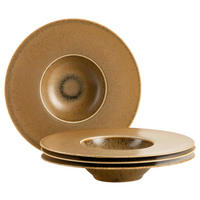 TELLERSET Grumpy 4-teilig  - Goldfarben, Trend, Keramik (25cm) - Mäser