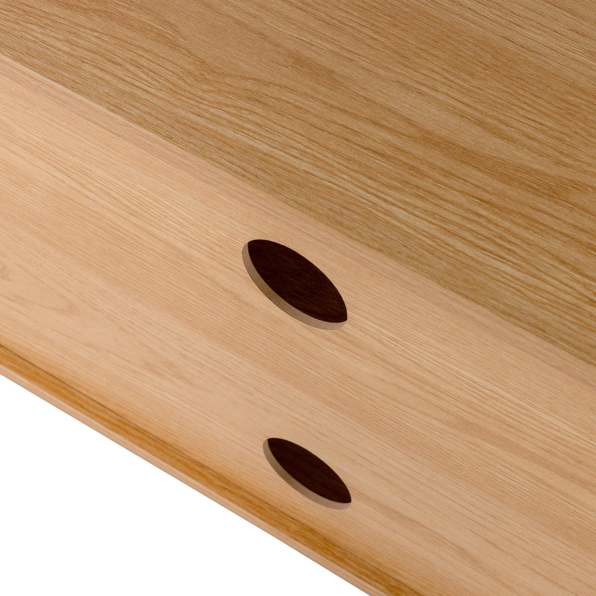 LOWBOARD TOURS 180/51/42 cm 2 Schublade(n) stehend  - Schwarz/Naturfarben, Design, Holzwerkstoff/Metall (180/51/42cm) - Livetastic