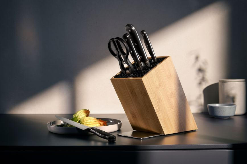 MESSERBLOCK Spitzenklasse Plus 6-teilig  - Braun, Design, Holz/Metall - WMF