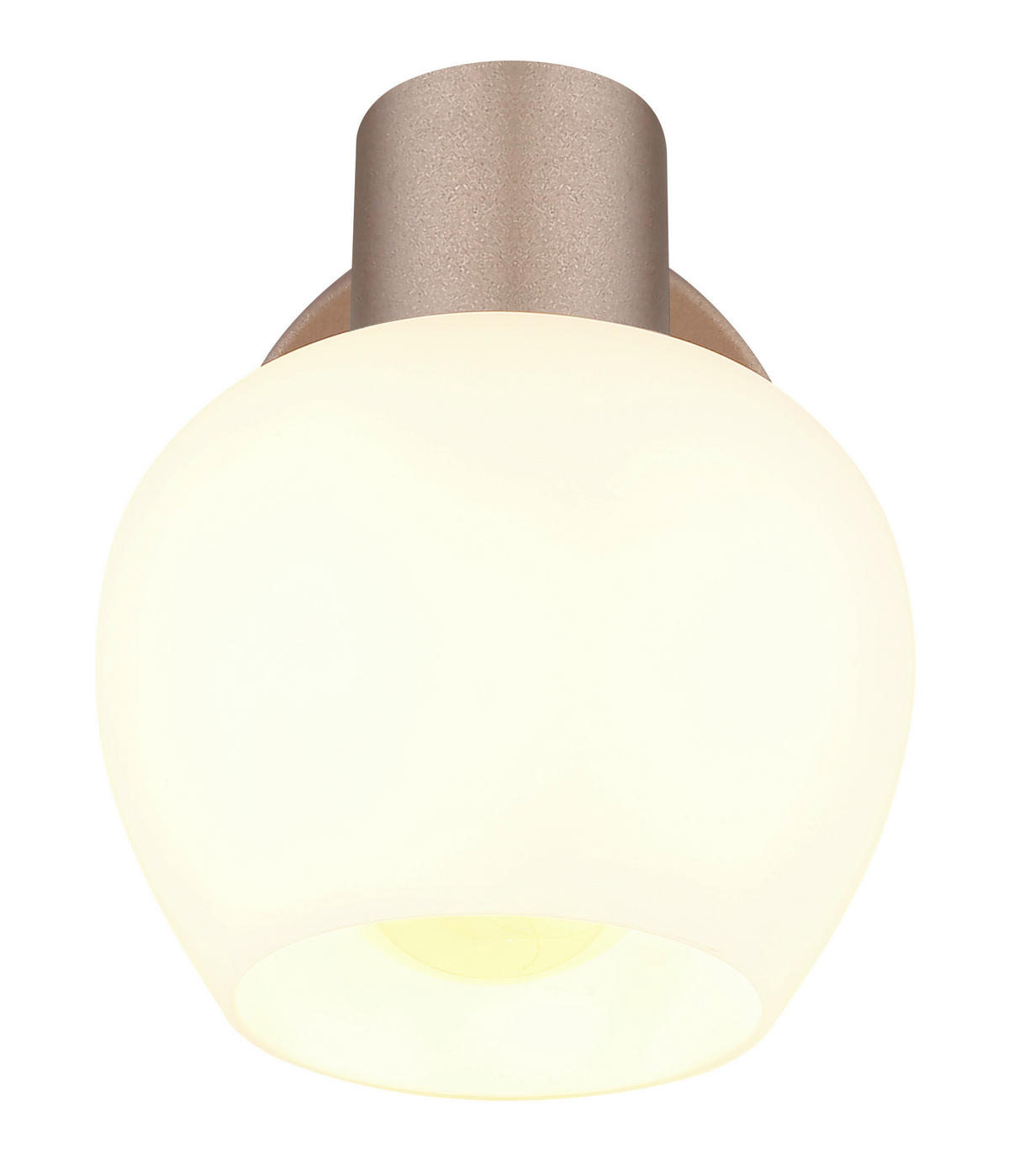 STRAHLER Eileen 12,5/15 cm  - Chromfarben/Braun, Design, Glas/Metall (12,5/15cm) - Globo