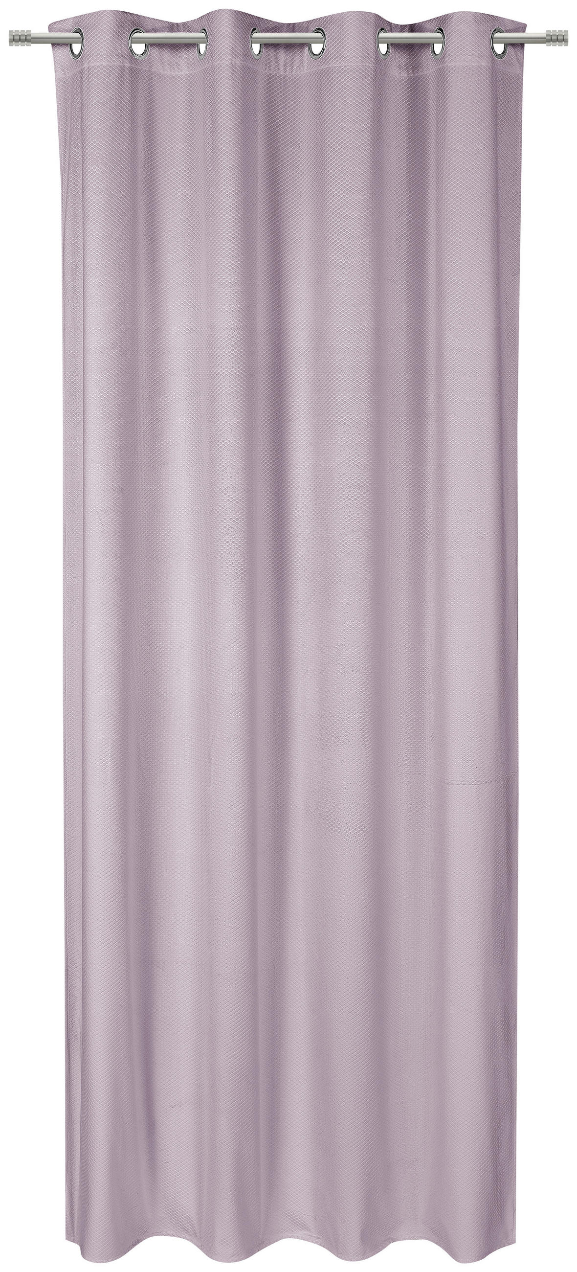 PERDEA CU INELE TIP CAPSĂ opac  - roz, Konventionell, textil (140/245cm) - Esposa