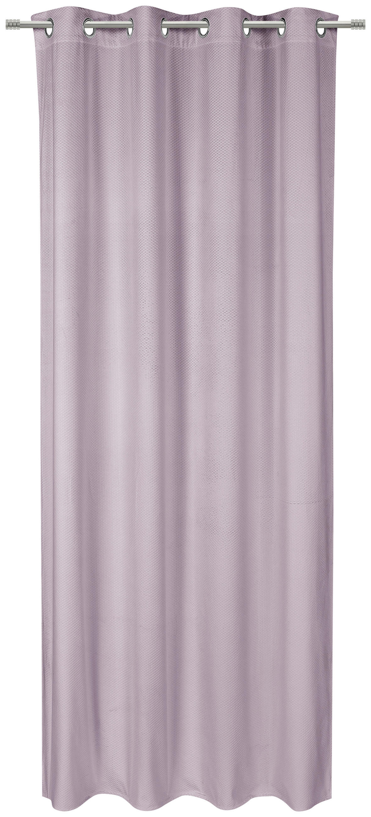 PERDEA CU INELE TIP CAPSĂ opac  - roz, Konventionell, textil (140/245cm) - Esposa