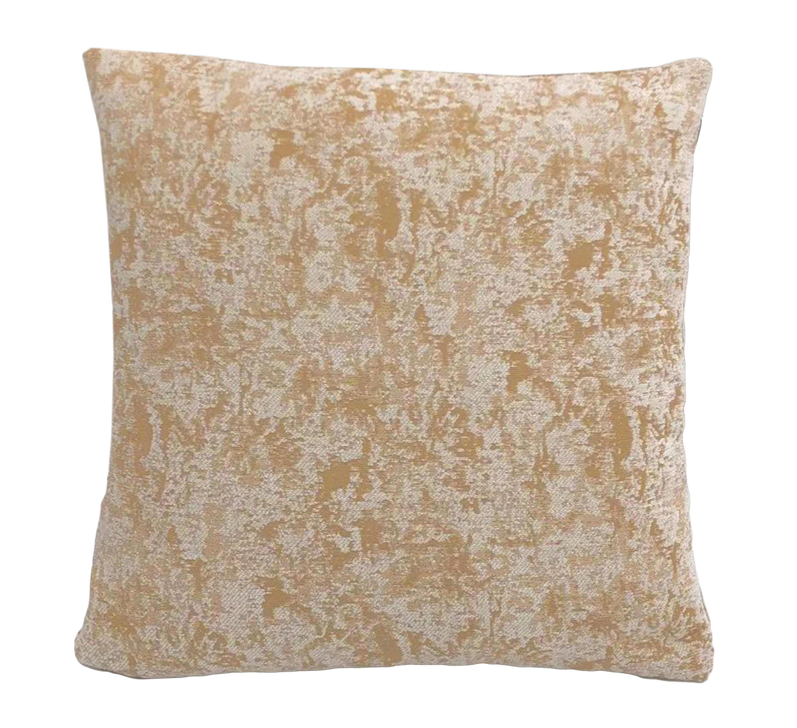 JASTUČNICA 50/50 cm    VINTAGE  - curry žuta/plava, Konvencionalno, tekstil (50/50cm)