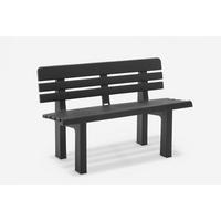GARTENBANK in Anthrazit  - Anthrazit, Basics, Kunststoff (110/71/52cm)