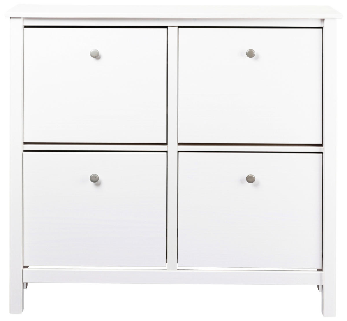 ORMAR ZA OBUĆU  bijela  drvo     - bijela/srebrne boje, Design, metal/drvo (107/101/25cm) - Livetastic