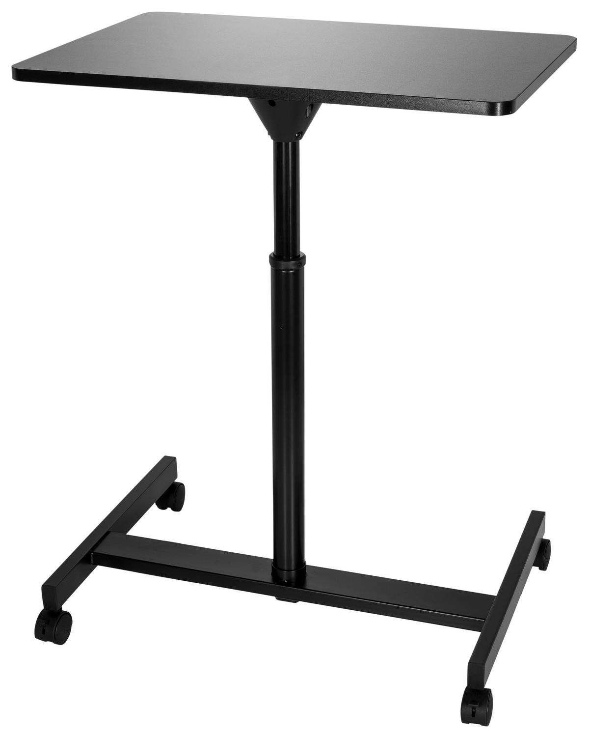 STOJEČI PULT - črna, Basics, kovina/leseni material (70/48/80-114cm) - MID.YOU