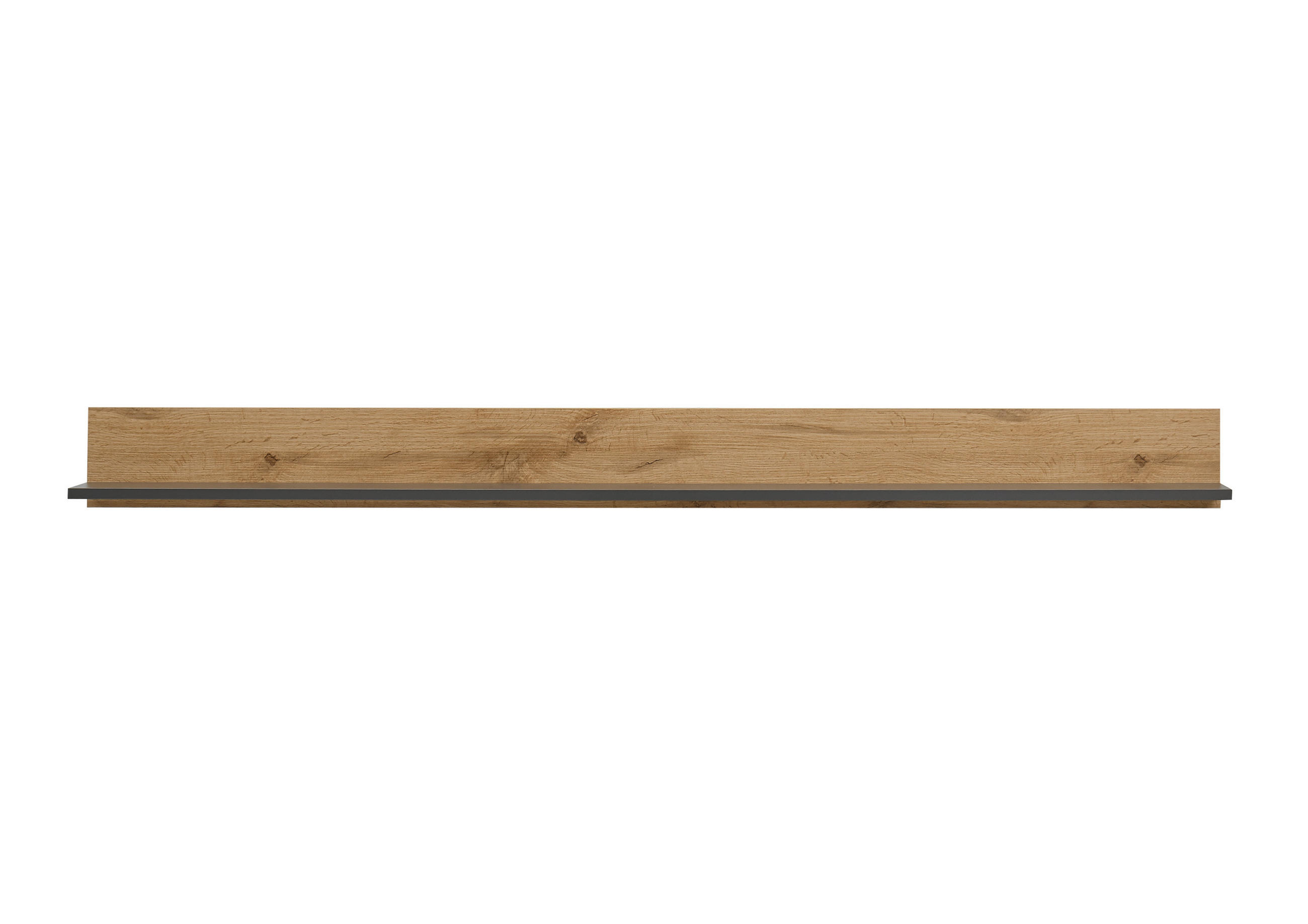 WANDBOARD Holzwerkstoff Anthrazit, Eiche Wotan  - Anthrazit/Eiche Wotan, Design, Holzwerkstoff (170/15/17cm) - Modante