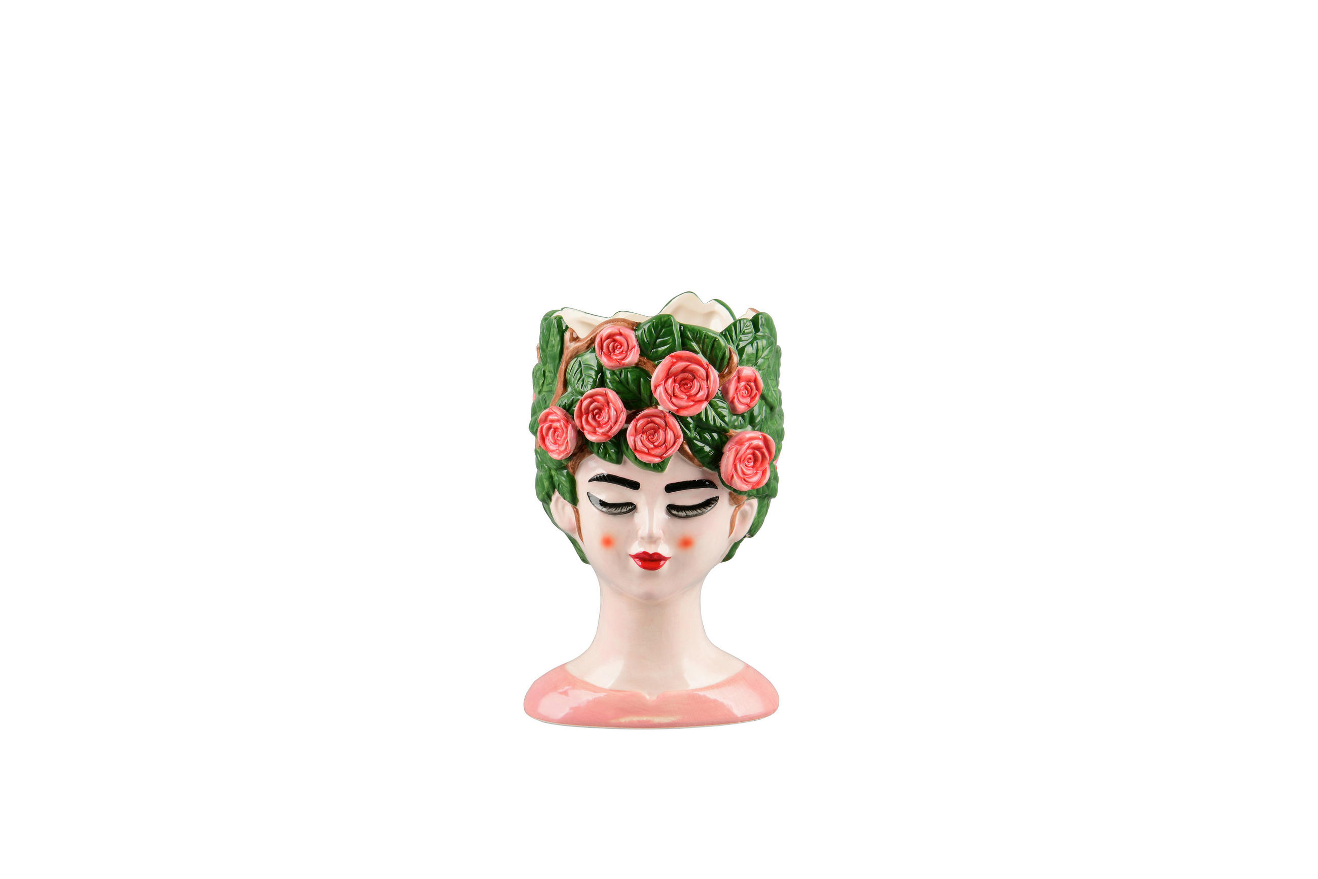 DEKOVASE  - Multicolor, Basics, Keramik (17/16/28cm)