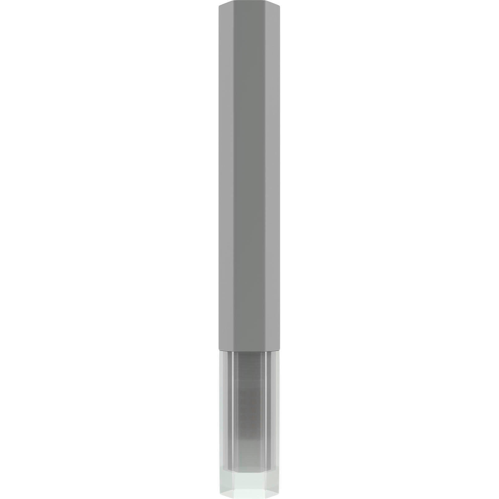 DECKENSTRAHLER 4,6/28 cm   - Grau, Design, Glas/Holz (4,6/28cm)