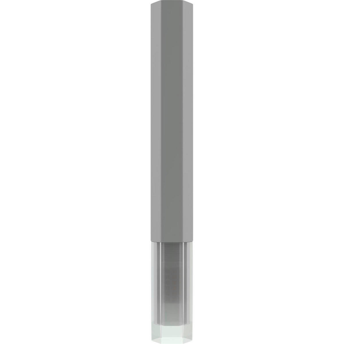 DECKENSTRAHLER 4,6/28 cm   - Grau, Design, Glas/Holz (4,6/28cm)