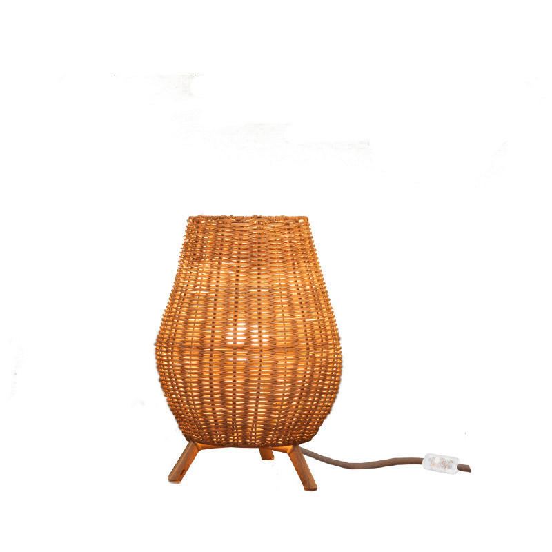 LED-DEKOLEUCHTE SAONA 22,5/32,5/22,5 cm   - Naturfarben, Basics, Naturmaterialien (22,5/32,5/22,5cm) - New Garden