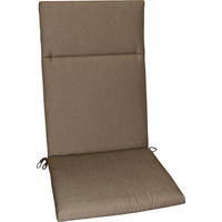 SESSELAUFLAGE in Taupe Uni  - Taupe, Design, Textil (50/4/120cm)