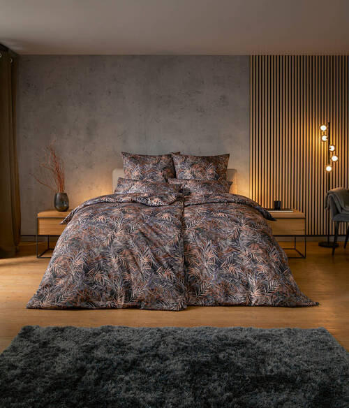 BETTWÄSCHE ATELIER Makosatin 155/220 cm  - Braun, Design, Textil (155/220cm) - Estella
