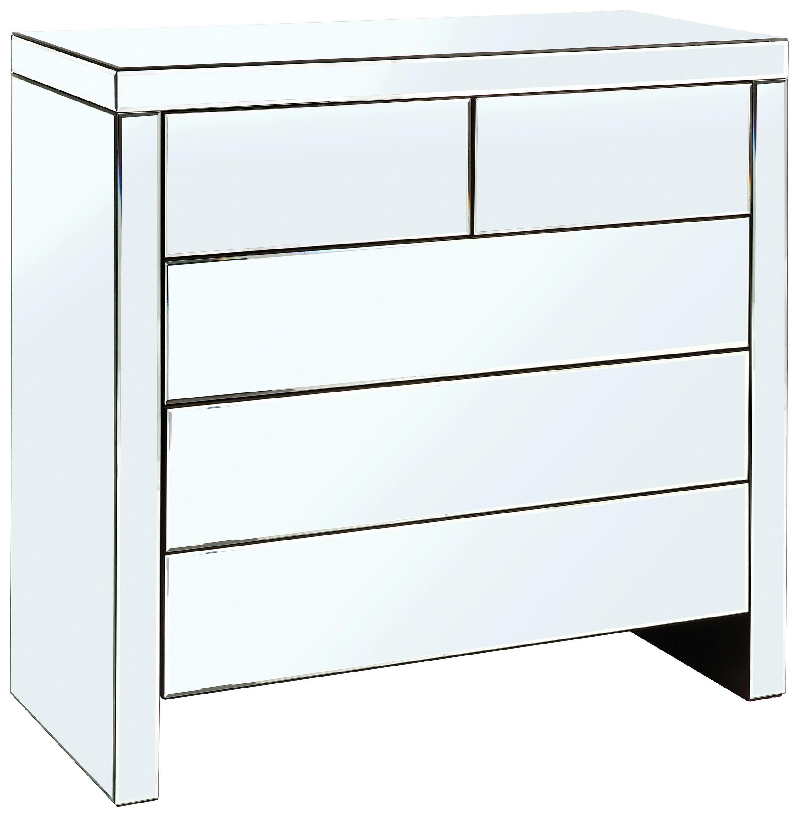 SCHUHREGAL Klar  - Klar, Design, Glas/Holzwerkstoff (90/90/40cm) - MID.YOU