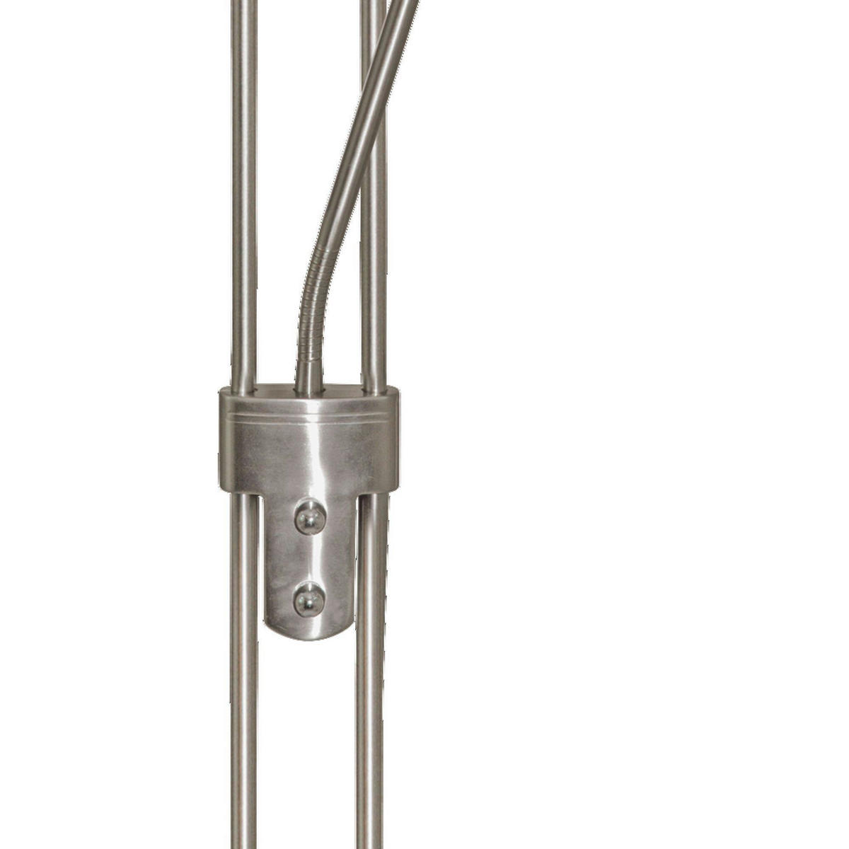 LED-DECKENFLUTER 25.4/180 cm    - Silberfarben, Basics, Glas/Metall (25.4/180cm) - Searchlight