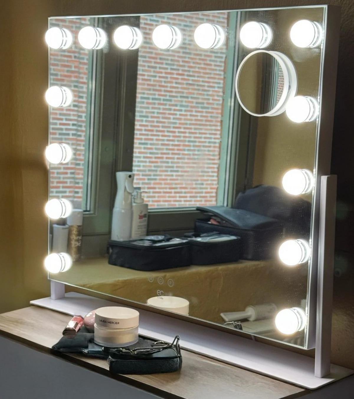 SMINKSPEGEL 64/50,3/10 cm  - vit, Basics (64/50,3/10cm) - Best Price