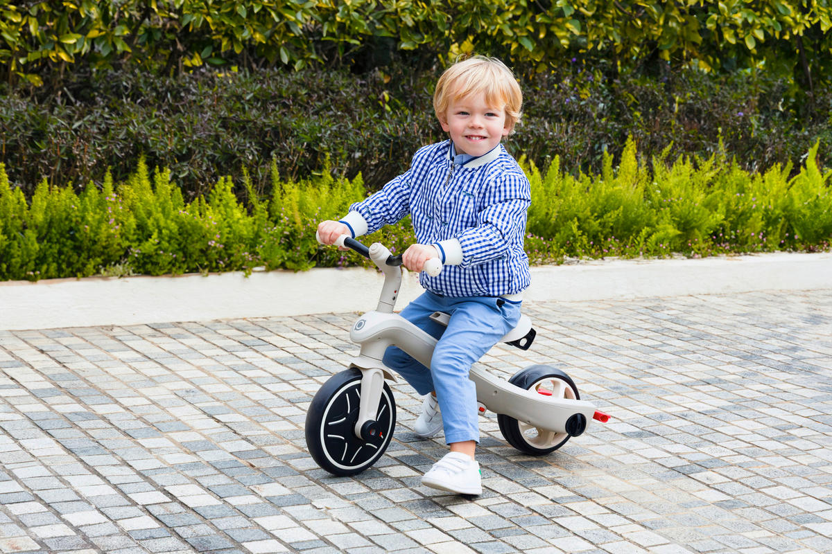 DREIRAD EXPLORER TRIKE 4in1 ECO  - Perlmutt, Basics, Kunststoff (95/47/97.5cm) - GLOBBER