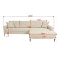 ECKSOFA Dunkelgrün Cord  - Dunkelgrün/Schwarz, KONVENTIONELL, Textil/Metall (276/173cm) - Carryhome