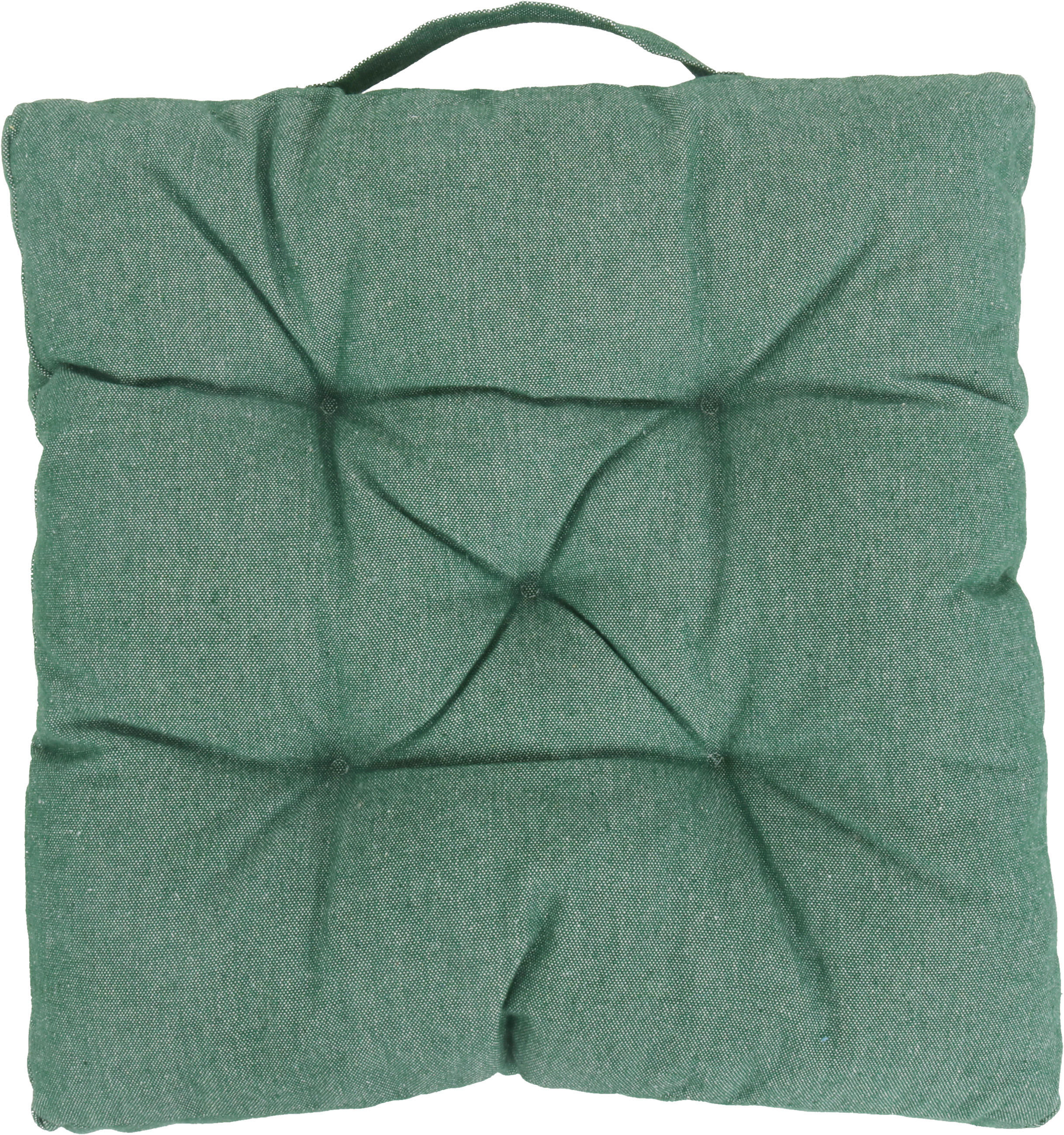 BOXKISSEN  40/40 cm   - Grün, Konventionell, Textil (40/40cm) - Esposa