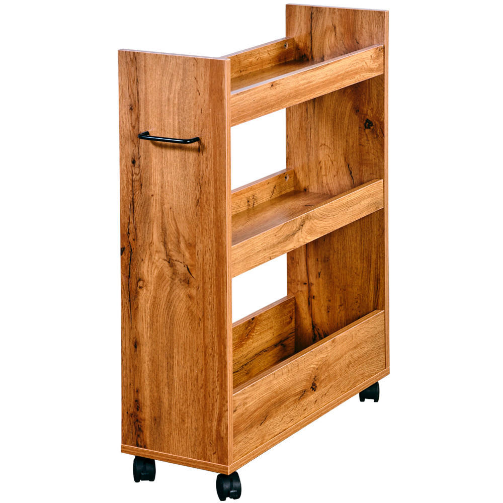ALLZWECKWAGEN Eichefarben  - Eichefarben, Basics, Holzwerkstoff (60/78/22cm) - Kesper