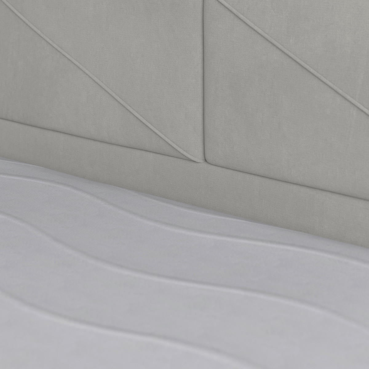 BOXSPRINGBETT 180/200 cm  in Hellgrau  - Hellgrau/Schwarz, Modern, Karton/Holzwerkstoff (180/200cm) - MID.YOU
