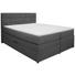BOXSPRINGBETT 180/200 cm in Dunkelgrau - Wengefarben/Dunkelgrau, KONVENTIONELL, Holz/Textil (180/200cm) - Carryhome BOXSPRINGBETT 180/200 cm in Dunkelgrau - Wengefarben/Dunkelgrau, KONVENTIONELL, Holz/Textil (180/200cm) - Carryhome