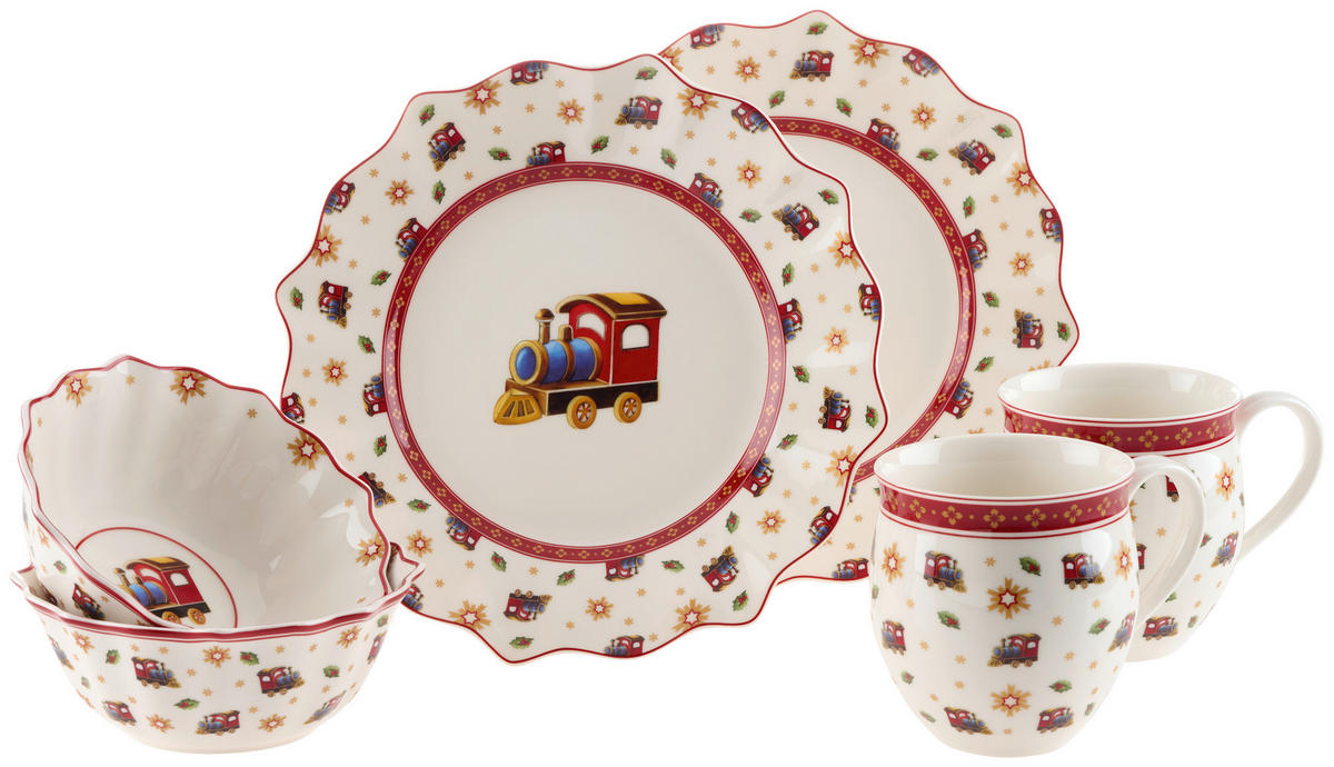 RAŇAJKOVÁ SÚPRAVA Toy's Delight 6-dielne  - viacfarebná, Basics, keramika (36/25/14cm) - Villeroy & Boch