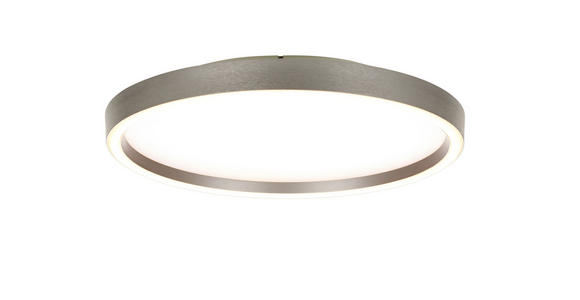 LED-DECKENLEUCHTE 39/5,5 cm - Alufarben, Basics, Metall (39/5,5cm) - Novel