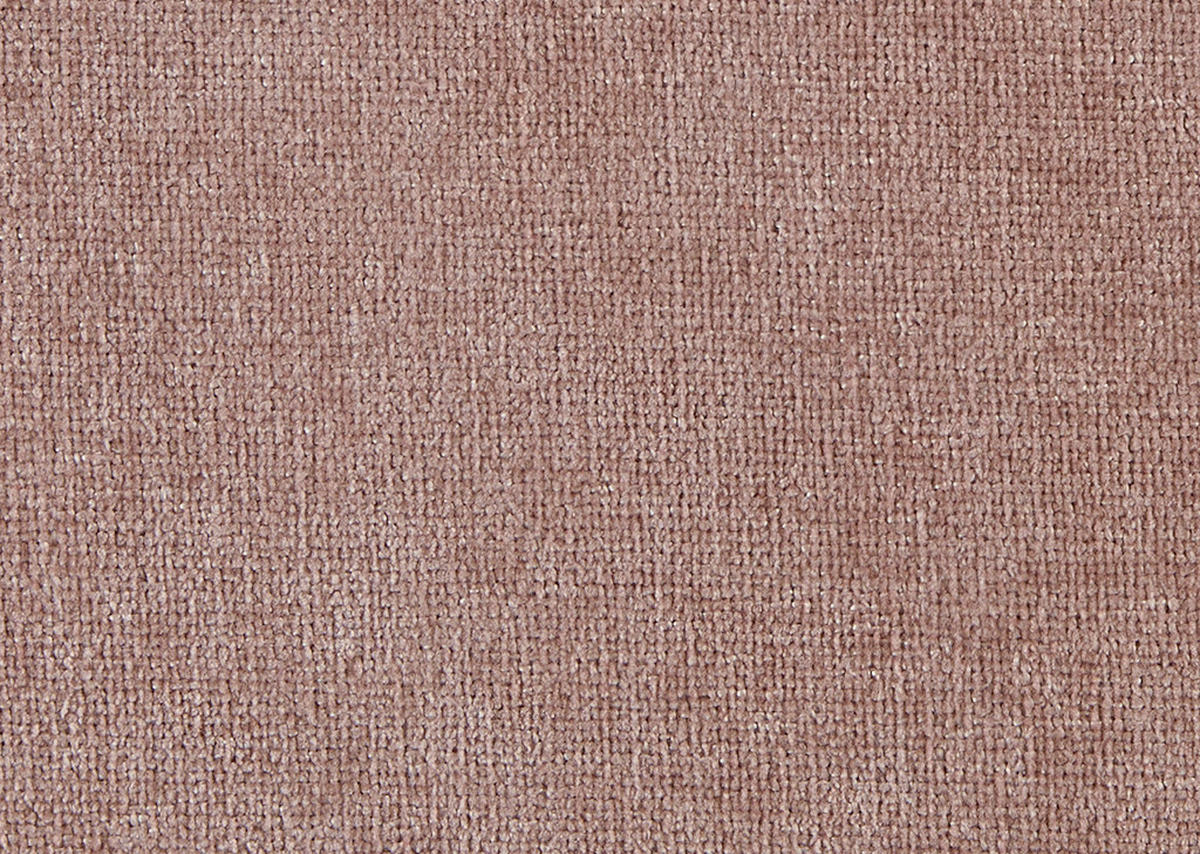 ECKSOFA in Chenille Altrosa  278/278 cm  - Schwarz/Altrosa, Design, Textil/Metall (278/278cm) - Valdera