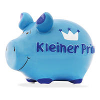 SPARDOSE  - Blau, KONVENTIONELL, Keramik (12.5/9/9cm)