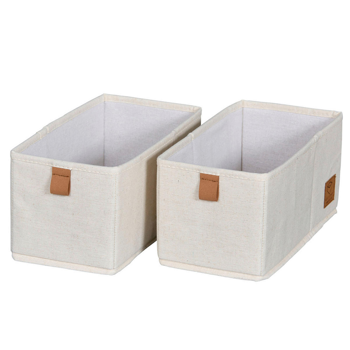 AUFBEWAHRUNGSBOXEN-SET Premium  - Beige, Basics, Karton/Textil (30/15/15cm) - Store It