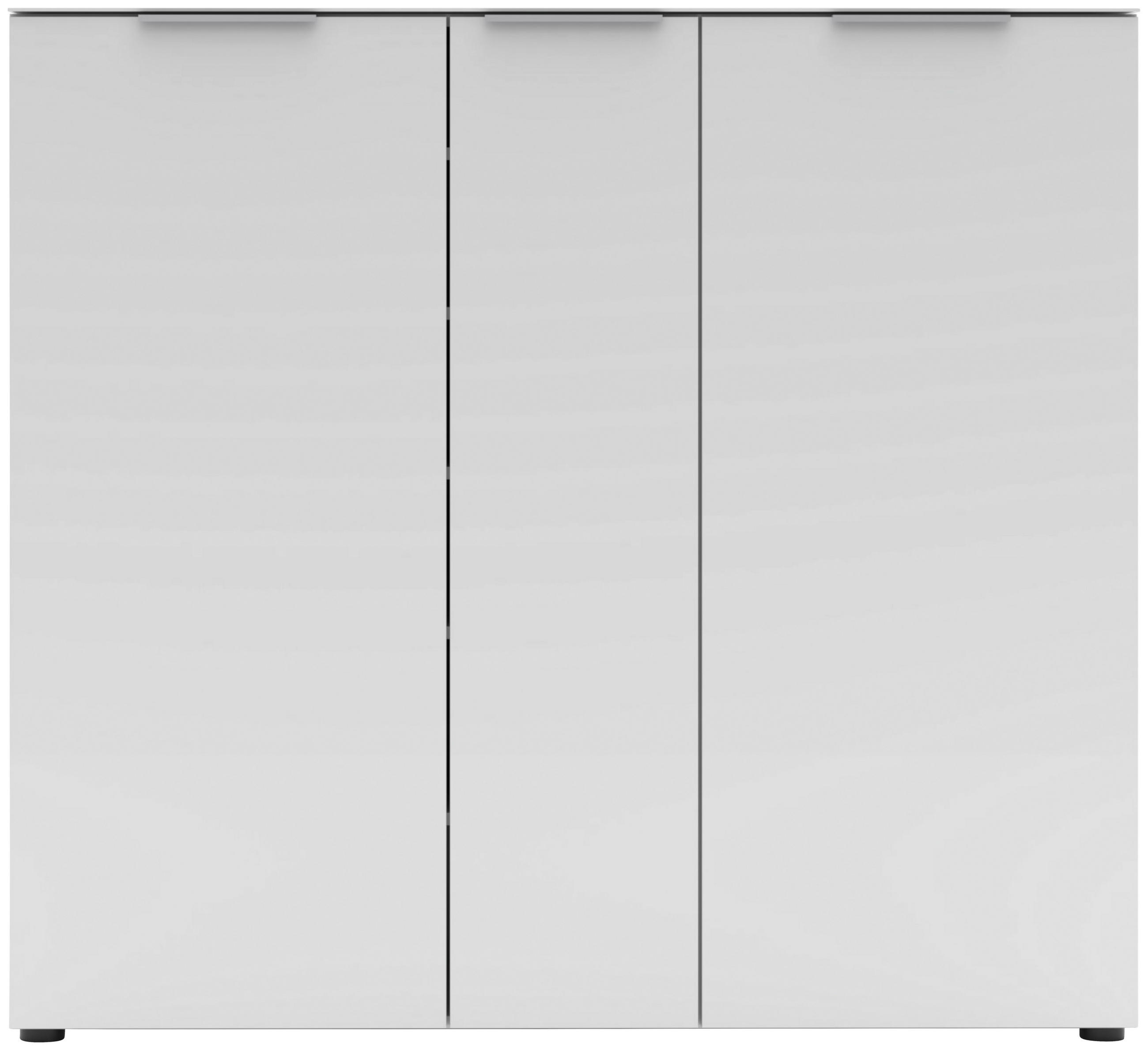 OMARA ZA ČEVLJE bela - barve kroma/črna, Moderno, kovina/leseni material (136/125/41cm) - Voleo