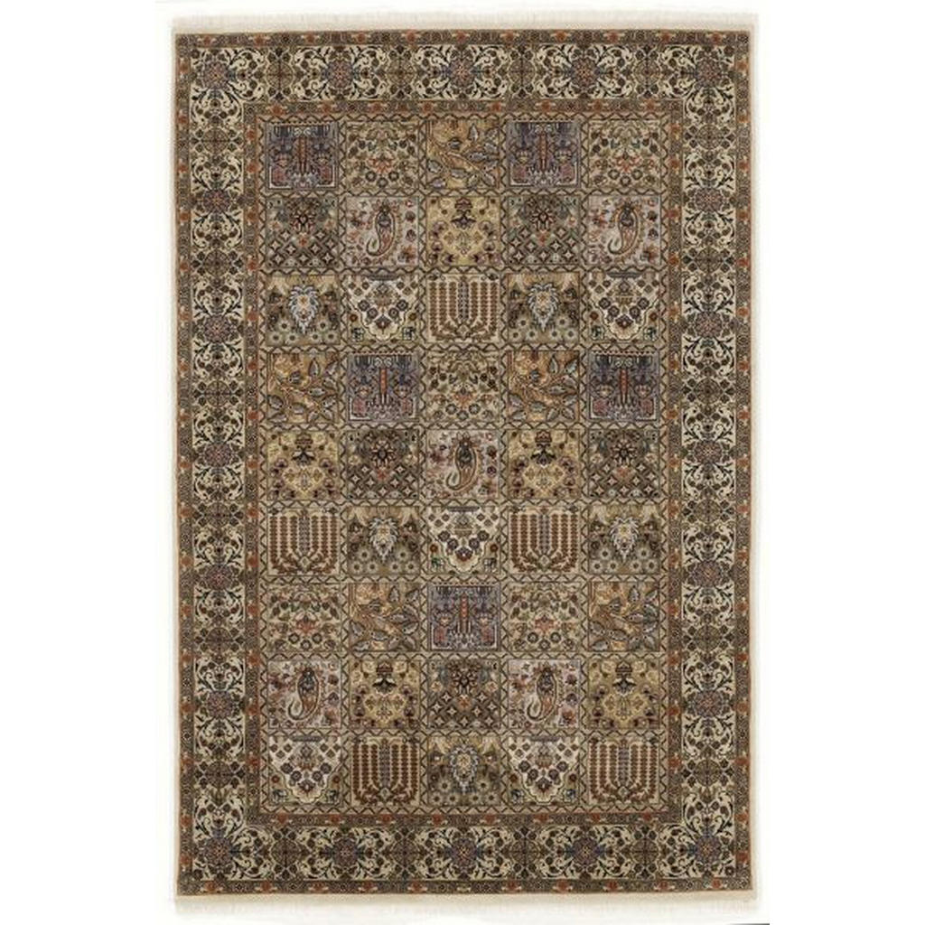 Orientalischer Webteppich Creme/Braun Vasuki 125x185 cm